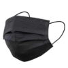 3Ply Disposable Black Face Masks With Ear-Loop (50’S)