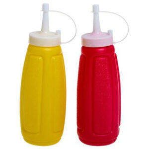 Ketchup and Mustard Bottle