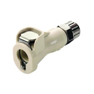 Colder 3/8" PTFE Valved In-Line Polypropylene Coupling Body