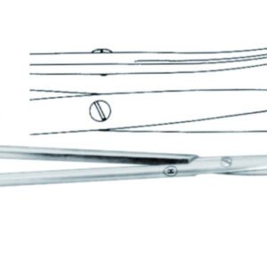 Dissecting Scissor 145 mm, angled sharp/sharp, Metzenbaum fino
