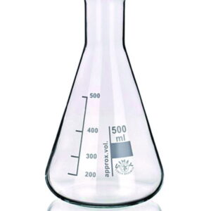 Bohemia Cristal Erlenmeyer Flask, 250ml Narrow Neck, Boro 3.3, Pack of 10