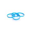 DWK Duran YOUTILITY GL 45 Pouring Ring, Polypropylene, Cyan, Laboratory Glass Bottles