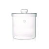 DWK Duran Cylinder 210 x 210 mm – Glass Cylinder with Knob Lid for Laboratory Use