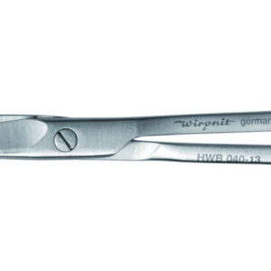 Scissors 130 mm, straight, sp.st.