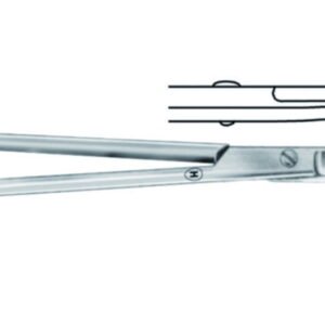 Dissecting scissor 115 mm, curved for left-handers