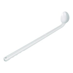 Bürkle Sample Spoon, Curved, l.G., 10ml, PS, White, Pack of 10