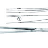 Dissecting scissors 145 mm, curved st./st., Baby-Metzenbaum