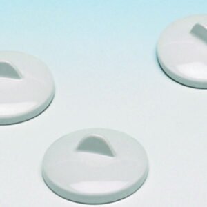 Haldenwanger Crucible Lid Ø37 mm, Porcelain, Suitable for Ø30 mm Crucible, DIN 12904