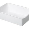 Bürkle Instrument Tray 5500 ml 350x250x100mm, Melamine Resin, White, Autoclavable, Without Lid #4230-2231