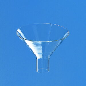 BRAND Powder Funnel, Upper Ø 80mm, Lower Ø 22 mm, with Short Wide Handle