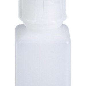 Bürkle EH-Square Bottle 20 ml, HDPE, Square, Floor Plan with Lid