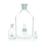 DWK Duran Narrow Neck Reagent Bottle, Clear Glass, with NS Glass Stopper, 10000ml
