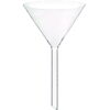 Bohemia Cristal Funnel with Angle 60° and Short Shaft d=100mm, h=12 ISO DIN 4798, Boro 3.3, Pack of 10
