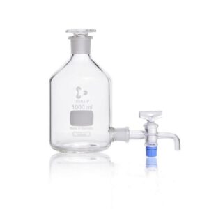 DWK Duran Aspirator Bottle 1000 ml, Neck NS 29/32, Tubulature NS 19/26