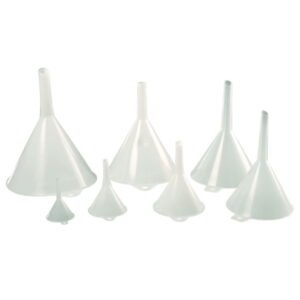 Bürkle Universal Funnel 100 mm, PP with Handle and Hanging Eye-Loop