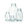 DWK Duran Square Screw Cap Bottle, 50 ml, Wide Neck, Clear, Thread 32