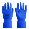 Chemical protective gloves Nitrex 440 M (8) latex, blue, flocked inside, pack of 10 pair