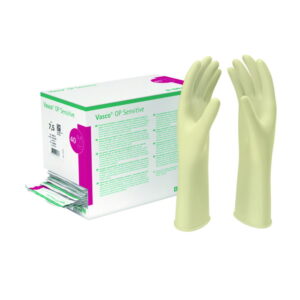 B. Braun Vasco OP Gloves, Size 7.5 OP Sensitive, Latex, Powder-Free, Sterile, Pack of 40 Pair
