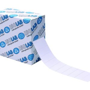 ISOLAB Rectangular Label 33x13 mm, White, Pack of 1000