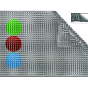 Ergomat Hygiene Grey Hygiene Mat (Grey EPDM Rubber, 900x1200mm)