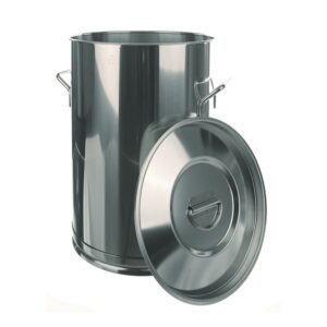 BOCHEM Container 75 L Without Lid 600 x 400 mm, 18/8 Steel Lid No: 8356