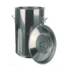 BOCHEM Container 20 L Without Lid 375 x 270 mm, 18/8 Steel Lid No: 8350