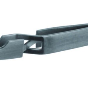 BOCHEM Precision Forceps 120mm Extra Sharp, Bent, Points Without Ridges