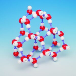 Molecular model silicone dioxide 38 atoms