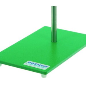 BOCHEM Stand Base 180x100x6 mm Steel, Varnished, Thread M10, 1 Adjustable Foot