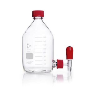 DWK Duran Aspirator Bottle, 2000 ml, GL 45 Neck, GL 32 Tubulature