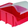 Hünersdorff Storage Bin PP Size 2/L Red 100x215/185x75mm without EAN