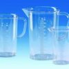 VITLAB Measuring Jugs, 3000 ml, SAN, Moulded Graduation