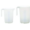 Measuring jug 5000ml, PP, 2 scales transparent, open handle, stackable