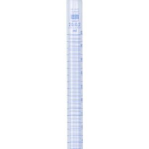 Hirschmann Laborgeräte Test Tube 20.0,1 ml, NS Ground, PE Plug, Blue Graduated