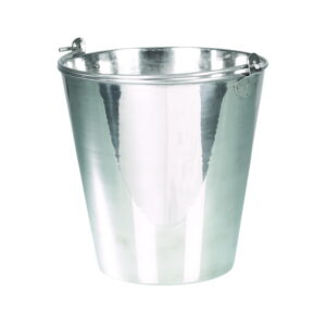 Bürkle Bucket 10 l, Stainless Steel, V2A