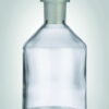 Bohemia Bottle with Sloping Shoulder 500 ml Narrow Neck, Clear Glass with Ground-in Flat Glass Stopper
