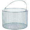 BOCHEM Wire Basket with Handle 180 mm 240 mm Ø, 18/10 E-POLI Mesh 8x8mm