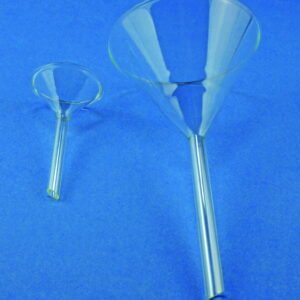 Glaswarenfabrik Karl Hecht Borosilicate Glass Funnel, 200 mm Diameter