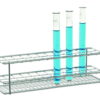 BOCHEM Test Tube Rack 2x12 Tubes 18/10 E-POLI, 250x50x70 mm