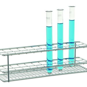 BOCHEM Test Tube Rack 2x12 Tubes 18/10 E-POLI, 250x50x70 mm