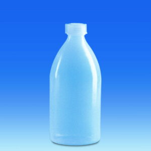 VITLAB Narrow-Mouth Bottle 50 ml PE-LD, 85 x 39 mm, GL 18 with PE-LD Screw Cap