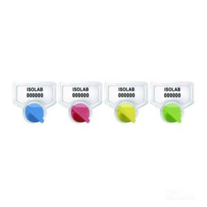 ISOLAB Security Seal Blue for Wide Neck Bottles Pack of 10