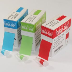 Heathrow Tough-Tags, 38x6mm, White Polyester, for Microtiter Plates (Pack of 1000)