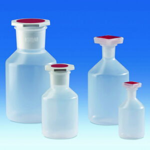 VITLAB Narrow Mouth Bottle 100 ml With NS Stopper NS 14/23 PP