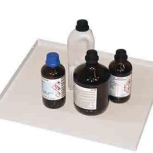 Lower shelf 443x435x30mm steel plate plastic coated