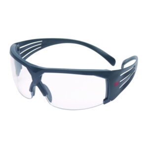 3M SecureFit 600 Protection Spectacle SG/AF, PC Clear Lenses, Grey Frame