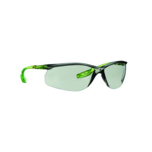3M Safety Glasses SCCS07SGAF-GRN CCS Lime Green Temples, Indoor/Outdoor Tinting (I/O), Attachment for 3M Ear Plugs with Cord