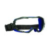 3M GoggleGear 6000 Full Vision Glasses GG6001NSGAF-BLU, Blue Frame, Neoprene Strap, Clear Glass