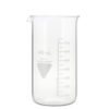 Scherf Präzision Beakers 800 mL, High Form, Boro 3.3, with Division and Spout (Pack of 10)
