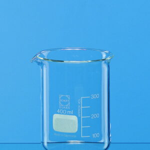 Beaker 150 ml, low form, Boro 3.3 with graduation and spout pack of 10